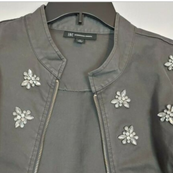 Women's International Concepts Grey Jacket Size M - Picture 3 of 6